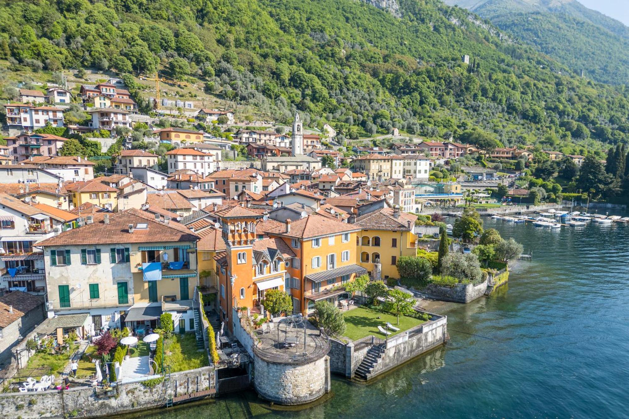Villa La Torre Dell'Isola Sala Comacina Esterno foto